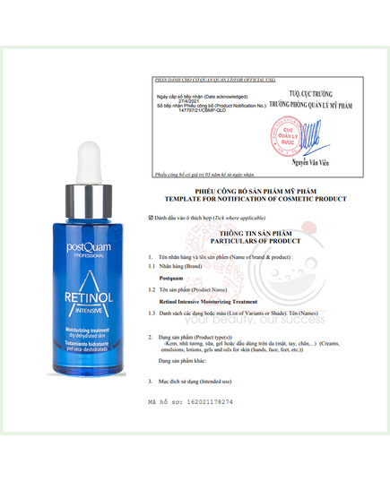 Hình Ảnh PostQuam Retinol intensive Moisturizing Treatment - Nhũ Tương Chống Lão Hóa, Giảm Thâm Nám, 2 hình ảnh - sieuthilamdep.com Hình Ảnh PostQuam Retinol intensive Moisturizing Treatment - Nhũ Tương Chống Lão Hóa, Giảm Thâm Nám, 2 hình ảnh - sieuthilamdep.com