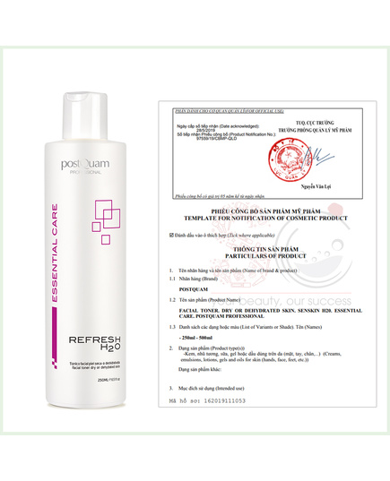 Hình Ảnh PostQuam Essential Care Refresh H2O Facial Toner Dry Or Dehydrated Skin - Nước Cân Bằng Dưỡng Ẩm (250ml), Tùy Chọn: 250ml, 2 hình ảnh - sieuthilamdep.com Hình Ảnh PostQuam Essential Care Refresh H2O Facial Toner Dry Or Dehydrated Skin - Nước Cân Bằng Dưỡng Ẩm (250ml), Tùy Chọn: 250ml, 2 hình ảnh - sieuthilamdep.com