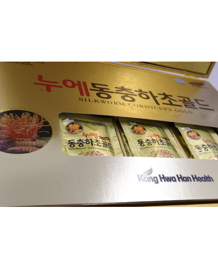 Hình Ảnh Nước Đông Trùng Hạ Thảo KangHwa Silkworm Cordyceps Gold (60 Gói x 30ml), 6 hình ảnh - sieuthilamdep.com Hình Ảnh Nước Đông Trùng Hạ Thảo KangHwa Silkworm Cordyceps Gold (60 Gói x 30ml), 6 hình ảnh - sieuthilamdep.com
