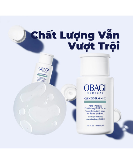 Hình Ảnh Obagi Clenziderm M.D Pore Therapy Exfoliating BHA Toner - Nước Hoa Hồng Thu Nhỏ Lỗ Chân Lông, 3 hình ảnh - sieuthilamdep.com Hình Ảnh Obagi Clenziderm M.D Pore Therapy Exfoliating BHA Toner - Nước Hoa Hồng Thu Nhỏ Lỗ Chân Lông, 3 hình ảnh - sieuthilamdep.com
