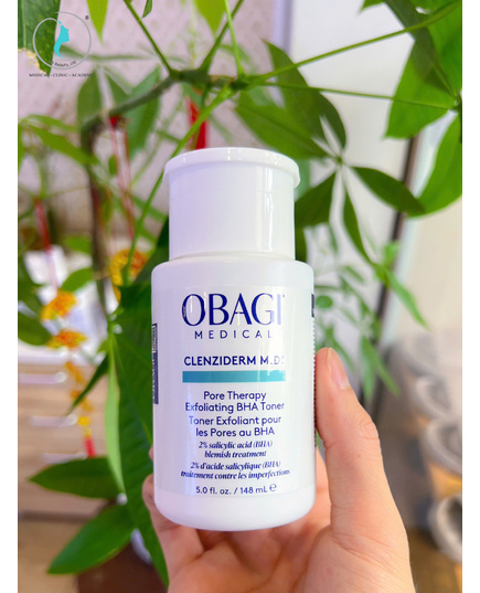Hình Ảnh Obagi Clenziderm M.D Pore Therapy Exfoliating BHA Toner - Nước Hoa Hồng Thu Nhỏ Lỗ Chân Lông, 2 hình ảnh - sieuthilamdep.com Hình Ảnh Obagi Clenziderm M.D Pore Therapy Exfoliating BHA Toner - Nước Hoa Hồng Thu Nhỏ Lỗ Chân Lông, 2 hình ảnh - sieuthilamdep.com