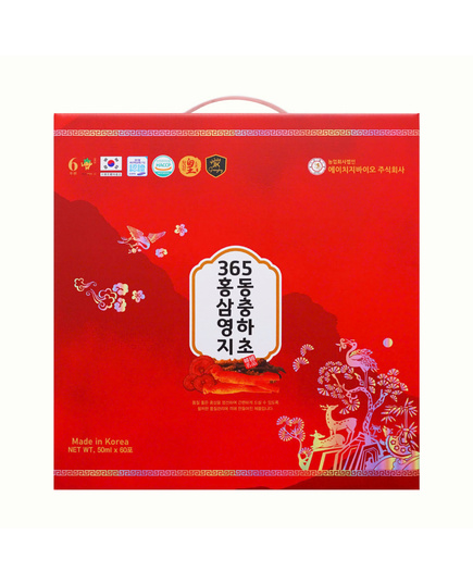 Hình Ảnh Nước Hồng Sâm Linh Chi Đông Trùng Hạ Thảo 365 Hàn Quốc (60 Gói x 50ml), 3 hình ảnh - sieuthilamdep.com