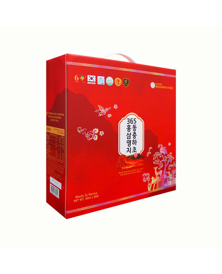 Hình Ảnh Nước Hồng Sâm Linh Chi Đông Trùng Hạ Thảo 365 Hàn Quốc (60 Gói x 50ml), 4 hình ảnh - sieuthilamdep.com