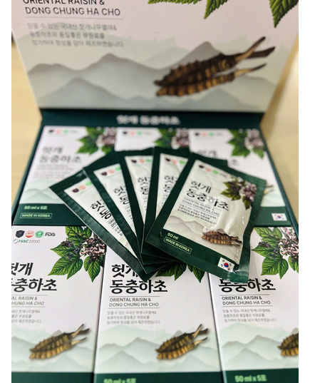 Hình Ảnh Nước Mát Gan Đông Trùng Ginseng King Oriental Raisin & Dong Chung Ha Cho, 8 hình ảnh - sieuthilamdep.com