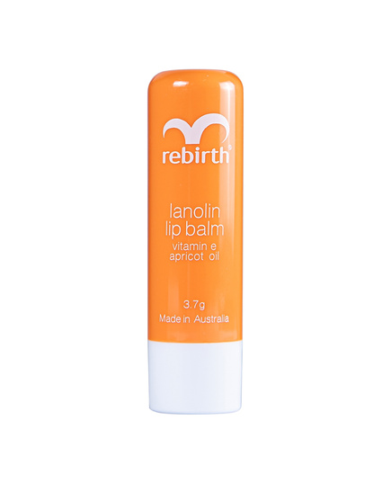 Hình Ảnh Rebirth Lanolin Lip Balm Vitamin E & Apricot Oil - Son Dưỡng Môi Chống Nắng Nhau Thai Cừu Và Vitamin E, 3 hình ảnh - sieuthilamdep.com Hình Ảnh Rebirth Lanolin Lip Balm Vitamin E & Apricot Oil - Son Dưỡng Môi Chống Nắng Nhau Thai Cừu Và Vitamin E, 3 hình ảnh - sieuthilamdep.com