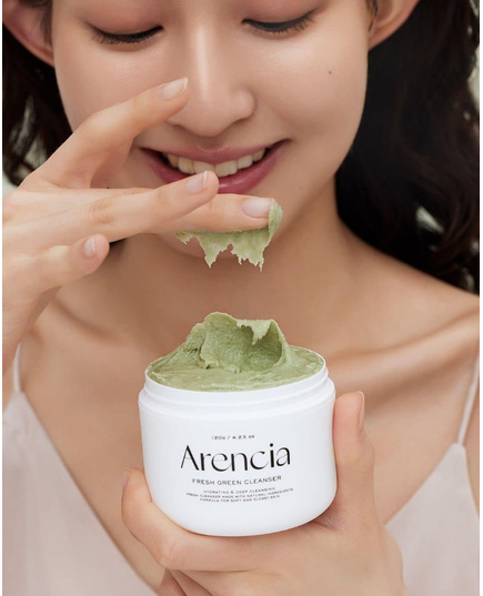 Hình Ảnh Arencia Fresh Green Cleanser - Sữa Rửa Mặt Làm Sạch Sâu, Giảm Mụn Ẩn, 4 hình ảnh - sieuthilamdep.com
