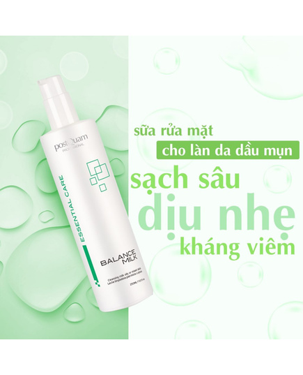 Hình Ảnh PostQuam Cleansing Milk For Oily Or Mixer Skin - Sữa Rửa Mặt Cho Da Dầu Mụn (250ml), Tùy Chọn: 250ml, 2 hình ảnh - sieuthilamdep.com Hình Ảnh PostQuam Cleansing Milk For Oily Or Mixer Skin - Sữa Rửa Mặt Cho Da Dầu Mụn (250ml), Tùy Chọn: 250ml, 2 hình ảnh - sieuthilamdep.com
