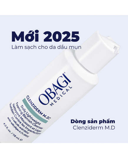 Hình Ảnh Obagi Clenziderm M.D Daily Lightweight Foaming Blemish Cleanser - Sữa Rửa Mặt Cho Da Mụn, 2 hình ảnh - sieuthilamdep.com Hình Ảnh Obagi Clenziderm M.D Daily Lightweight Foaming Blemish Cleanser - Sữa Rửa Mặt Cho Da Mụn, 2 hình ảnh - sieuthilamdep.com