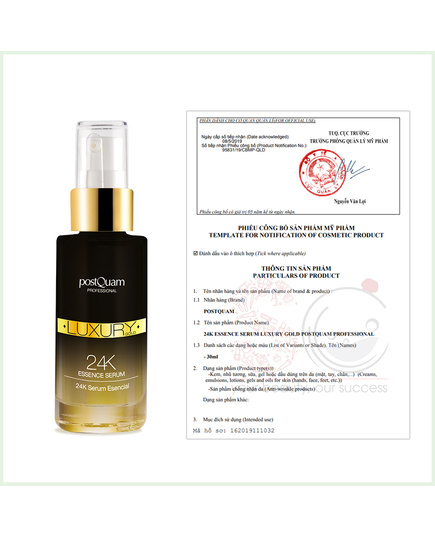 Hình Ảnh PostQuam Luxury Gold 24k Essence Serum - Tinh Chất Trẻ Hóa, Dưỡng Sáng Da, 2 hình ảnh - sieuthilamdep.com Hình Ảnh PostQuam Luxury Gold 24k Essence Serum - Tinh Chất Trẻ Hóa, Dưỡng Sáng Da, 2 hình ảnh - sieuthilamdep.com