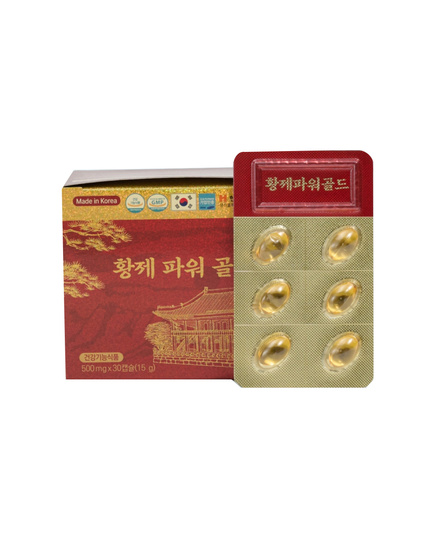 Hình Ảnh Tinh Dầu Thông Đỏ Chính Phủ Hwangje Power Gold Hàn Quốc 150 Viên, 4 hình ảnh - sieuthilamdep.com