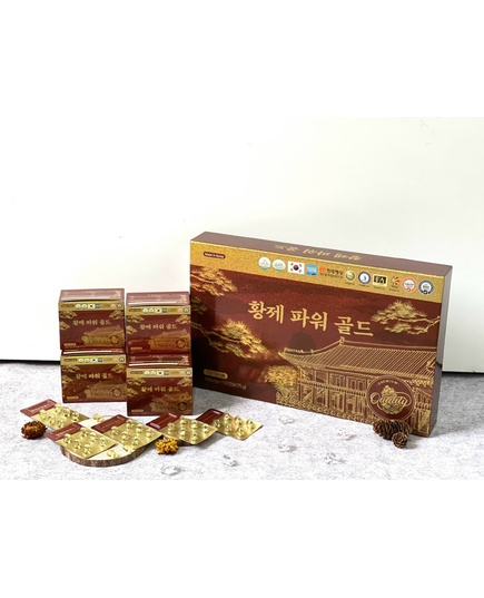 Hình Ảnh Tinh Dầu Thông Đỏ Chính Phủ Hwangje Power Gold Hàn Quốc 150 Viên, 5 hình ảnh - sieuthilamdep.com