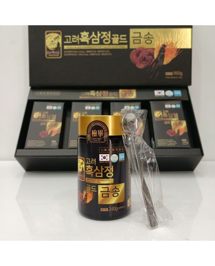 Hình Ảnh Cao Hắc Sâm Linh Chi Đông Trùng Korea Black Ginseng Extract Gold Geum Song (4 Lọ x 240gr), 3 hình ảnh - sieuthilamdep.com Hình Ảnh Cao Hắc Sâm Linh Chi Đông Trùng Korea Black Ginseng Extract Gold Geum Song (4 Lọ x 240gr), 3 hình ảnh - sieuthilamdep.com
