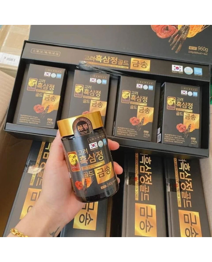 Hình Ảnh Cao Hắc Sâm Linh Chi Đông Trùng Korea Black Ginseng Extract Gold Geum Song (4 Lọ x 240gr), 5 hình ảnh - sieuthilamdep.com Hình Ảnh Cao Hắc Sâm Linh Chi Đông Trùng Korea Black Ginseng Extract Gold Geum Song (4 Lọ x 240gr), 5 hình ảnh - sieuthilamdep.com