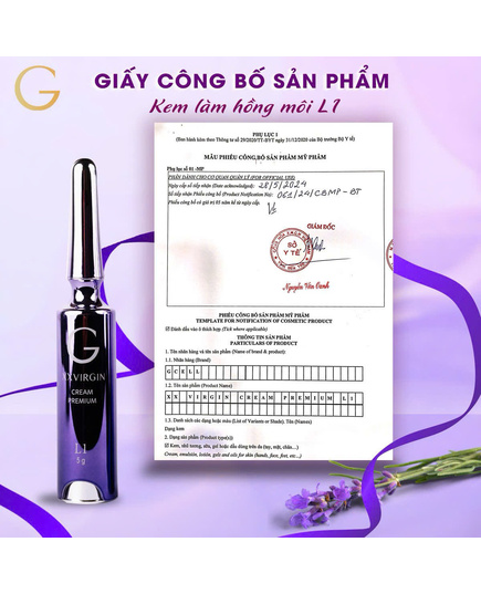 Hình Ảnh GCell XX Virgin Cream Premium L1 - Kem Dưỡng Hồng Môi Mẫu Mới Nhất, 3 hình ảnh - sieuthilamdep.com Hình Ảnh GCell XX Virgin Cream Premium L1 - Kem Dưỡng Hồng Môi Mẫu Mới Nhất, 3 hình ảnh - sieuthilamdep.com