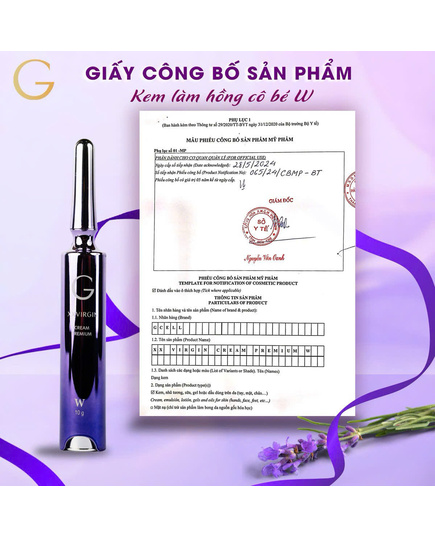 Hình Ảnh GCell XX Virgin Cream Premium W - Kem Dưỡng Hồng Vùng Kín (5ml), Tùy Chọn: 5ml, 3 hình ảnh - sieuthilamdep.com
