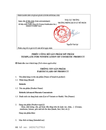 Hình Ảnh Rebirth Duo Portion 93 Advanced Placenta Concentrate - Kem Giảm Nám Da Nhau Thai Cừu Đậm Đặc, 2 hình ảnh - sieuthilamdep.com