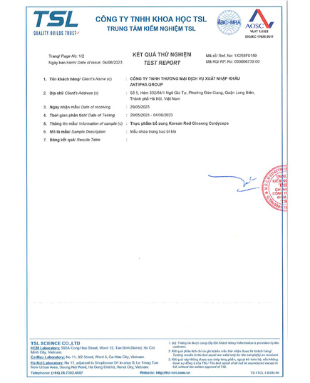 Hình Ảnh Nước Hồng Sâm Đông Trùng Hạ Thảo Ginseng King Korean Red Ginseng Cordyceps (30 Gói  x 50ml), Tùy Chọn: 30 Gói x 50ml, 5 hình ảnh - sieuthilamdep.com