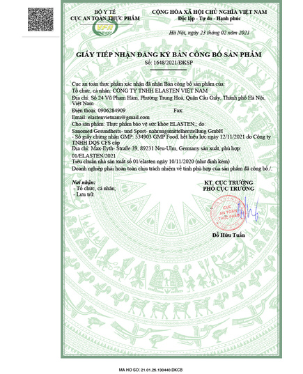 Hình Ảnh Elasten Collagen - Nước Uống Collagen Thủy Phân Làm Đẹp Da Từ Đức, 2 hình ảnh - sieuthilamdep.com