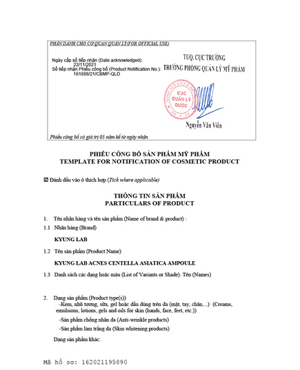 Hình Ảnh Kyung Lab Centella Asiatica Energy Ampoule - Tinh Chất Dưỡng Da, Giảm Mụn, 6 hình ảnh - sieuthilamdep.com