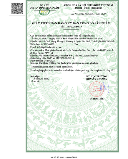 Hình Ảnh Viên Uống Nhau Thai Nai Golden Health Deer Placenta 80000 Plus Evening Primrose Rosehip, 2 hình ảnh - sieuthilamdep.com