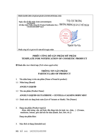 Hình Ảnh Angels Liquid Glutathione+ Centella Calming Body Mist - Xịt Hỗ Trợ Cải Thiện Mụn Lưng, 2 hình ảnh - sieuthilamdep.com Hình Ảnh Angels Liquid Glutathione+ Centella Calming Body Mist - Xịt Hỗ Trợ Cải Thiện Mụn Lưng, 2 hình ảnh - sieuthilamdep.com