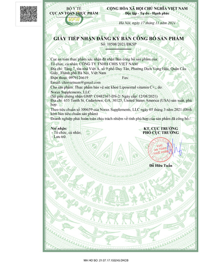 Hình Ảnh Code Age Vitamins Liposomal Vitamin C+ - Viên Uống Giảm Mụn, Chống Oxy Hóa, 2 hình ảnh - sieuthilamdep.com