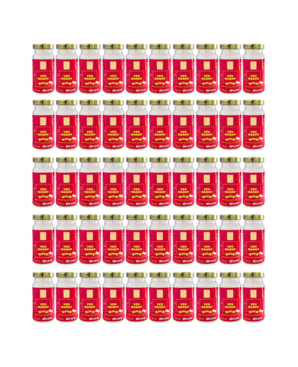Hình Ảnh Combo 50 Hũ Tổ Yến Chưng Sẵn - Yến Hoàng Đường Phèn 35% Yến (Hũ 150ml), Tùy Chọn: Combo 50 Hũ - sieuthilamdep.com