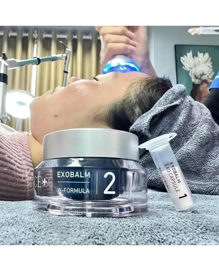 Hình Ảnh ExoCoBio ASCE+ Exobalm - Kit 2 Sản Phẩm Kem Dưỡng & Bột Tái Tạo Da, 4 hình ảnh - sieuthilamdep.com