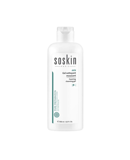 Hình Ảnh Gel Rửa Mặt Giảm Mụn Soskin AKN Foaming Cleansing Gel - sieuthilamdep.com