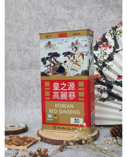 Hình Ảnh Hồng Sâm Củ Khô HG Bio Korean Red Ginseng Hộp Thiếc 150gr (8 củ), Tùy Chọn: 150gr (8 Củ), 2 hình ảnh - sieuthilamdep.com