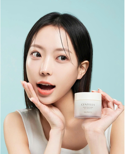 Hình Ảnh Dr.Pepti Centella Moist Soothing Gel Cream - Kem Dưỡng Ẩm Chiết Xuất Rau Má, 2 hình ảnh - sieuthilamdep.com