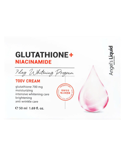 Hình Ảnh Angels Liquid 7 Day Whitening Program Glutathione+ Niacinamide 700 V-Cream - Kem Dưỡng Trắng Da, 2 hình ảnh - sieuthilamdep.com