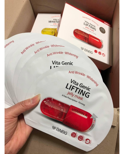 Hình Ảnh BNBG Vita Genic Lifting Jelly Mask - Mặt Nạ Nâng Cơ Và Săn Chắc Da, Tùy Chọn: Săn Chắc Da, 4 hình ảnh - sieuthilamdep.com