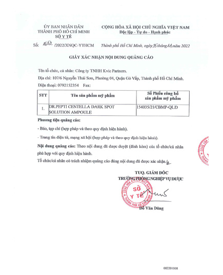 Hình Ảnh Dr.Pepti Centella Dark Spot Solution Ampoule - Serum Trắng Da Giảm Nám, 3 hình ảnh - sieuthilamdep.com Hình Ảnh Dr.Pepti Centella Dark Spot Solution Ampoule - Serum Trắng Da Giảm Nám, 3 hình ảnh - sieuthilamdep.com