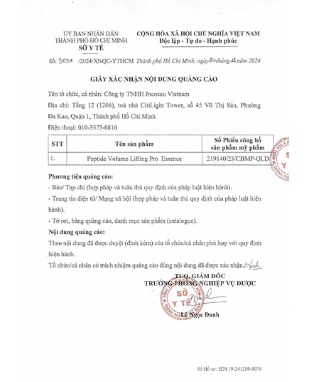 Hình Ảnh Dr.Pepti Peptide Volume Lifting Pro Essence - Tinh Chất Trẻ Hóa, Nâng Cơ Da, 5 hình ảnh - sieuthilamdep.com