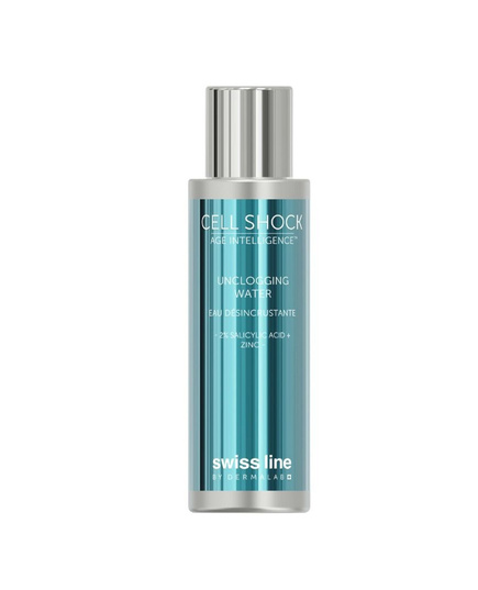 Hình Ảnh Tinh Chất Vỗ Thải Độc, Thanh Lọc Tế Bào, Phục Hồi Tổn Thương Da Swissline Cell Shock Age Intelligence Unclogging Water 100ml, Tùy Chọn: 100ml - sieuthilamdep.com