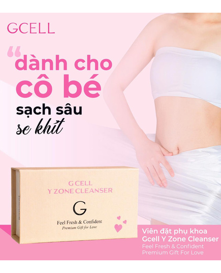 Hình Ảnh Gcell Y Zone Cleanser Feel Fresh & Confident - Viên Đặt Se Khít Vùng Kín (15 Viên), Tùy Chọn: Mẫu Mới 15 Viên, 5 hình ảnh - sieuthilamdep.com