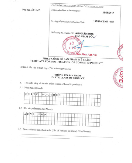 Hình Ảnh Kem Trị Mụn, Thâm Mụn, Sẹo Mụn White Doctors Acne Pro, 2 hình ảnh - sieuthilamdep.com