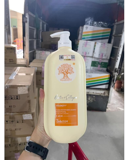 Hình Ảnh Biotin & Collagen Pure Mint Extract Voudioty - Bộ Dầu Gội Xả Phục Hồi Tóc (Vàng), 2 hình ảnh - sieuthilamdep.com