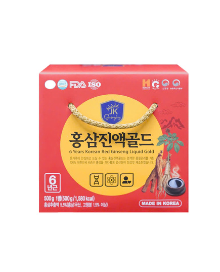 Hình Ảnh Cao Trà Hồng Sâm Ginseng King 6 Years Korean Red Ginseng Liquid Gold 500gr - sieuthilamdep.com