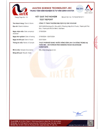 Hình Ảnh Nước Hồng Sâm Linh Chi Đông Trùng Hạ Thảo 365 Hàn Quốc (60 Gói x 50ml), 9 hình ảnh - sieuthilamdep.com