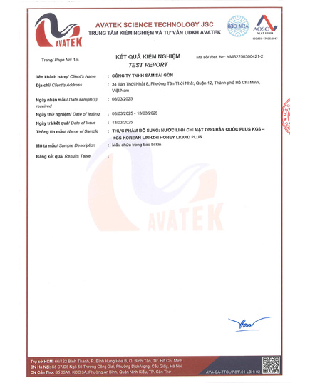 Hình Ảnh Nước Linh Chi Mật Ong KGS Korean Linhzhi Honey Liquid Plus 1200ml (10 chai x 120ml), 3 hình ảnh - sieuthilamdep.com