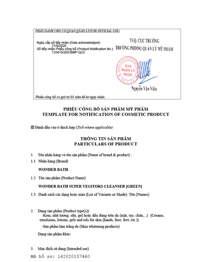 Hình Ảnh Super Vegitoks Cleanser - Sữa Rửa Mặt 3 In 1 Dưỡng Ẩm Da Từ Rau Củ, Tùy Chọn: Màu Xanh, 2 hình ảnh - sieuthilamdep.com