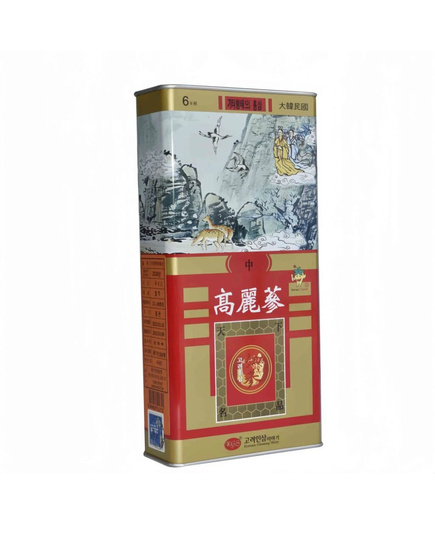 Hình Ảnh Hồng Sâm Củ Khô KGS Korean Red Ginseng Punggi Hộp Thiếc 300g (21-30 củ), Tùy Chọn: 300gr (21-30 củ), 2 hình ảnh - sieuthilamdep.com