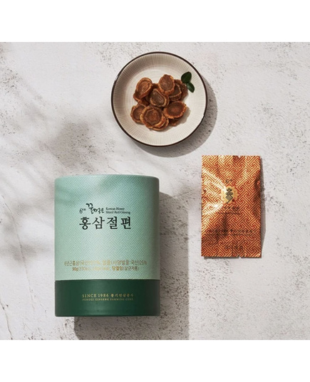 Hình Ảnh Hồng Sâm Lát Tẩm Mật Ong Kim's Red Ginseng Korean Honey Sliced Red Ginseng (5 gói x 18gr), 2 hình ảnh - sieuthilamdep.com