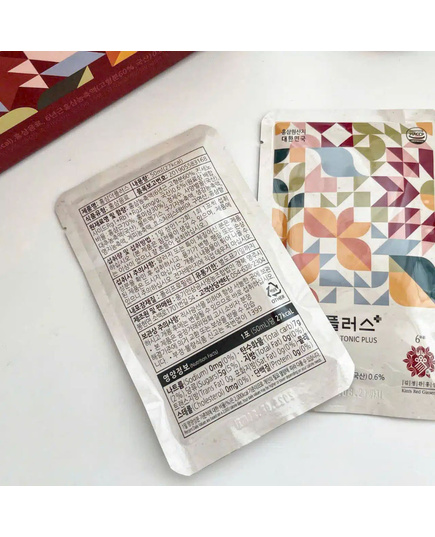 Hình Ảnh Hộp Quà Tặng Hồng Sâm Linh Chi Kim's Red Ginseng Korea Red Ginseng Tonic Plus (20 gói x 50ml), 5 hình ảnh - sieuthilamdep.com