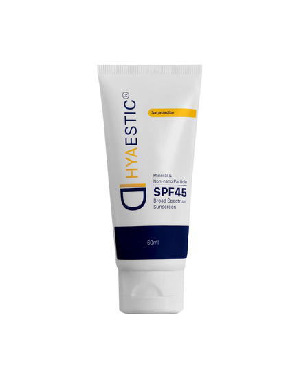 Hình Ảnh Hyaestic Mineral & Non-Nano Particle SPF45 - Kem Chống Nắng Vật Lý Dưỡng Ẩm Tự Nhiên - sieuthilamdep.com