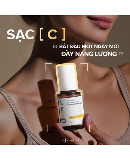 Hình Ảnh Hyaestic Pigment Enhancing Serum 4% Arbutin & 10% Vitamin C - Tinh Chất Hỗ Trợ Giảm Nám Và Trẻ Hóa Da Chuyên Sâu, 3 hình ảnh - sieuthilamdep.com