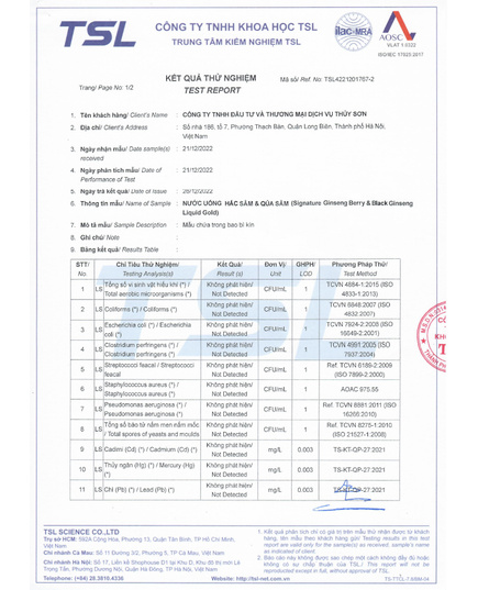 Hình Ảnh Nước Hắc Sâm SMS Bio Pharm Signature Ginseng Berry & Black Ginseng Liquid Gold (30 gói x 70ml), 7 hình ảnh - sieuthilamdep.com Hình Ảnh Nước Hắc Sâm SMS Bio Pharm Signature Ginseng Berry & Black Ginseng Liquid Gold (30 gói x 70ml), 7 hình ảnh - sieuthilamdep.com
