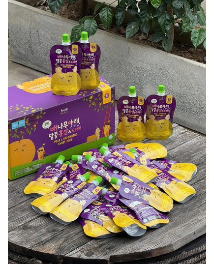 Hình Ảnh Nước Hồng Sâm Lê Hoa Chuông Cho Trẻ Em Kim's Red Ginseng Pear & Red Ginseng Sweet Juice (20 gói x 60ml), Tùy Chọn: 20 Gói x 60ml, 3 hình ảnh - sieuthilamdep.com